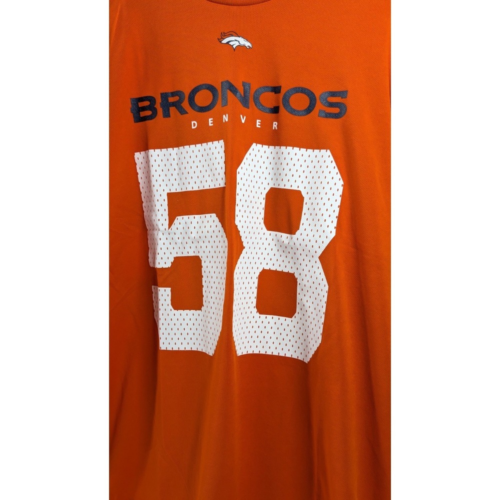 DENVER BRONCOS VON MILLER 58 Great Games MENS PREMIUM T SHIRT JERSEY - Picture 4 of 10